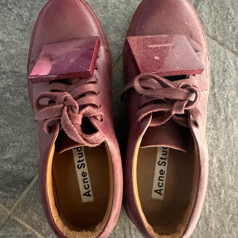 Acne studios smile face sneaker
